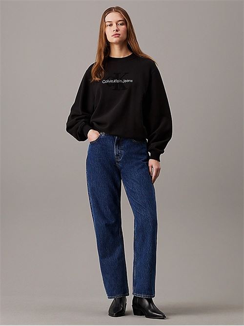 chenille monologo crewneck CALVIN KLEIN JEANS | J20J224652BEH